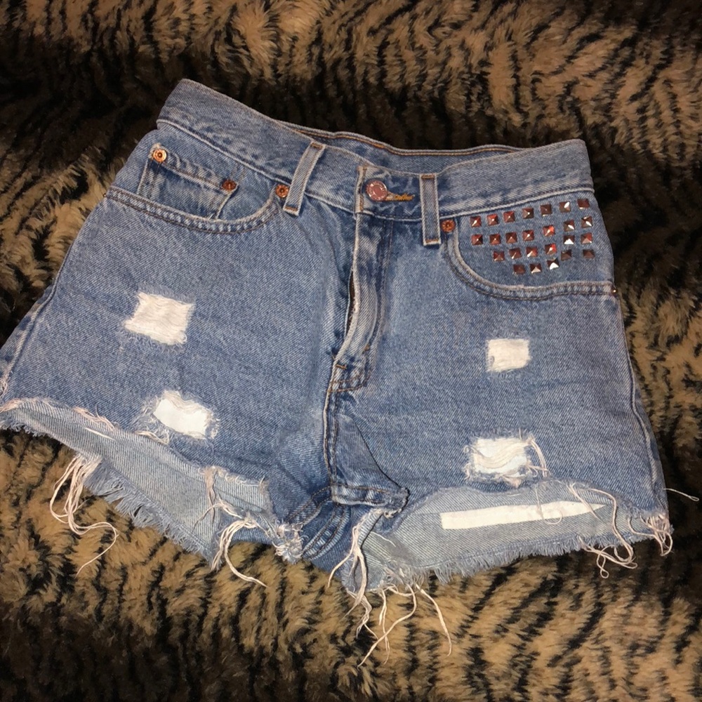 Authentic High Waisted Levi’s shorts